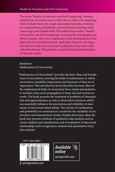Produktbild: Mathematics of Uncertainty