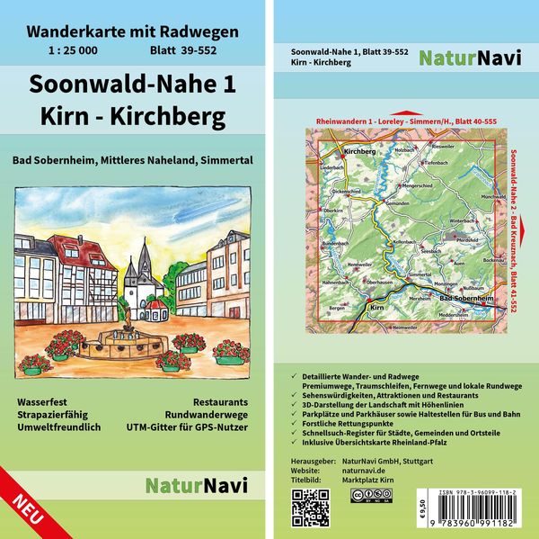 Produktbild: Soonwald-Nahe 1 - Kirn - Kirchberg 1:25 000