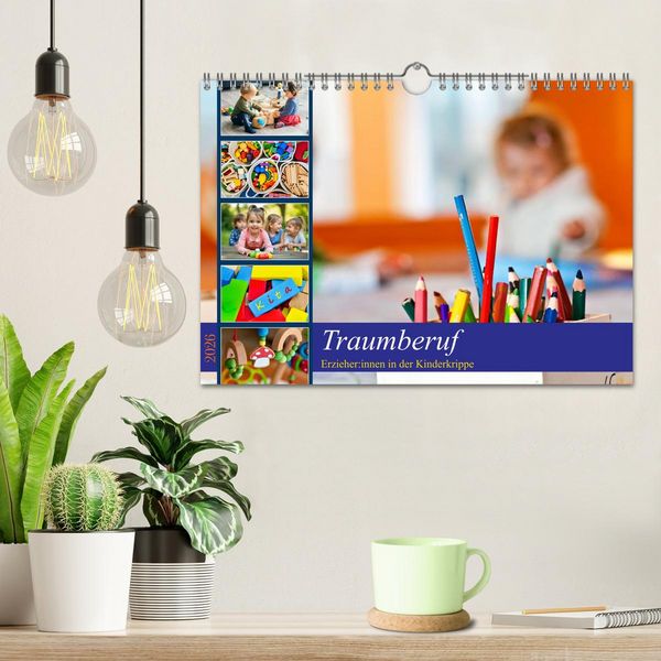 Produktbild: Traumberuf - Erzieher:innen in der Kinderkrippe (Wandkalender 2026 DIN A4 quer), CALVENDO Monatskalender