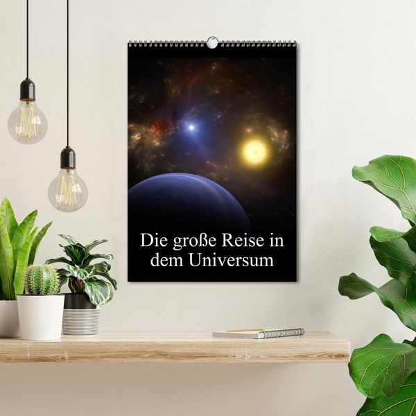 Produktbild: Die gro&szlig;e Reise in dem Universum (Wandkalender 2026 DIN A3 hoch), CALVENDO Monatskalender