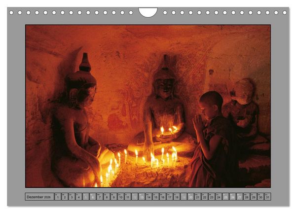 Produktbild: S&Uuml;DOSTASIEN Im Reich des Buddha (Wandkalender 2026 DIN A4 quer), CALVENDO Monatskalender