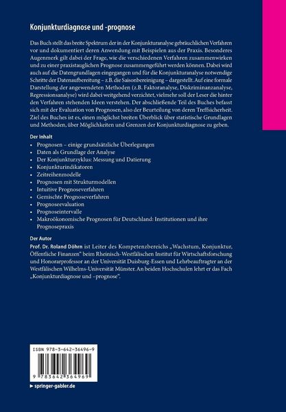 Produktbild: Konjunkturdiagnose und -prognose