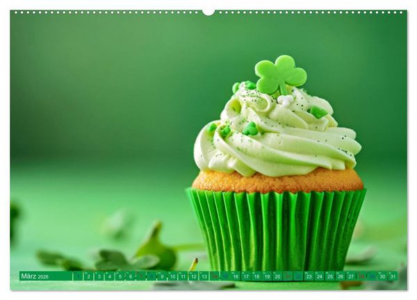 Produktbild: Cupcakes - die s&uuml;&szlig;e Verf&uuml;hrung (hochwertiger Premium Wandkalender 2026 DIN A2 quer), Kunstdruck in Hochglanz