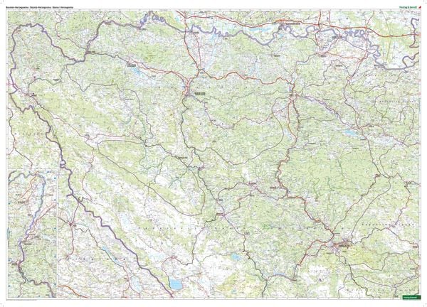 Produktbild: freytag & berndt Stra&szlig;enkarte Bosnien-Herzegowina 1:200.000