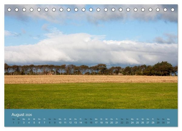Produktbild: F&ouml;hr 2026. Portr&auml;t einer Insel (Tischkalender 2026 DIN A5 quer), CALVENDO Monatskalender