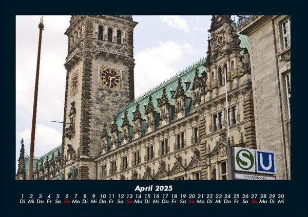 Produktbild: Hamburgs Sch&ouml;nheit 2025 Fotokalender DIN A4