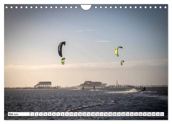 Produktbild: Impressionen aus Sankt Peter-Ording (Wandkalender 2026 DIN A4 quer), CALVENDO Monatskalender