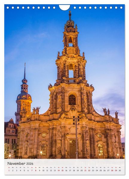 Produktbild: Dresden - Bilder aus Elbflorenz (Wandkalender 2026 DIN A4 hoch), CALVENDO Monatskalender