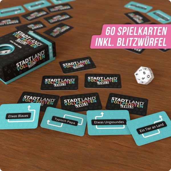 Denkriesen - Stadt Land Vollpfosten® - Levels - Junior Edition - "jeder Punkt Zählt."