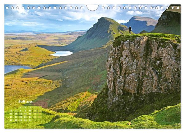 Produktbild: Naturschauspiele in Schottland (Wandkalender 2026 DIN A4 quer), CALVENDO Monatskalender