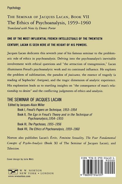 Produktbild: The Seminar of Jacques Lacan