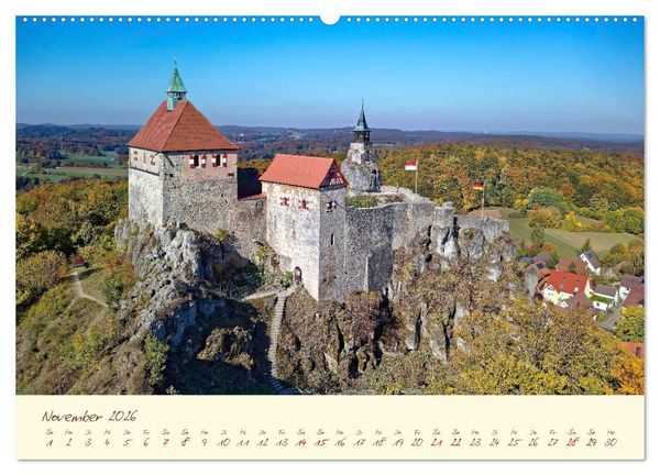 Produktbild: Burgen in Bayern Bayerns trutzige Vergangenheit (Wandkalender 2026 DIN A2 quer), CALVENDO Monatskalender