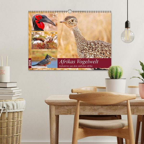 Produktbild: Afrikas Vogelwelt 2026 (Wandkalender 2026 DIN A3 quer), CALVENDO Monatskalender
