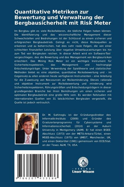 Produktbild: Quantitative Metriken zur Bewertung und Verwaltung der Bergbausicherheit mit Risk Meter
