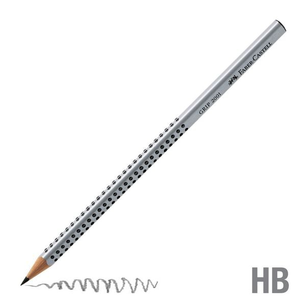 Produktbild: Faber-Castell Bleistift Grip 2001 HB 3er Set mit Radierer