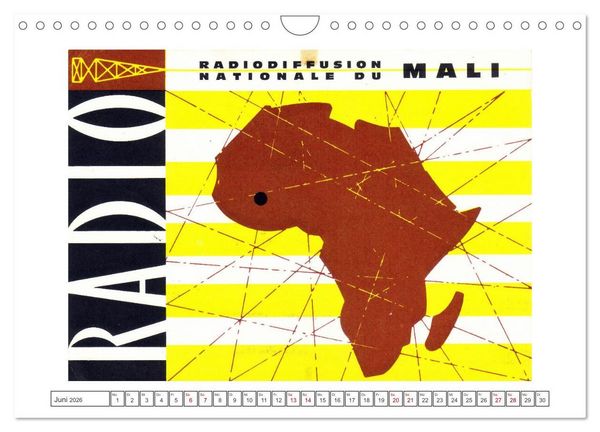Produktbild: Radio Nostalgie Karten aus aller Welt (Wandkalender 2026 DIN A4 quer), CALVENDO Monatskalender