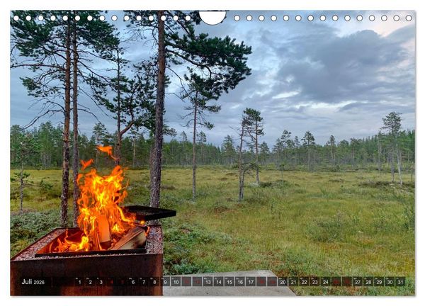 Produktbild: Wandern in Schweden - Einladung in die Natur (Wandkalender 2026 DIN A4 quer), CALVENDO Monatskalender