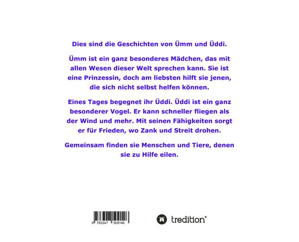 Produktbild: Kinderbuch &Uuml;mm und &Uuml;ddi
