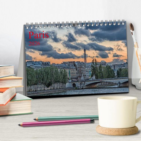 Produktbild: Paris (Tischkalender 2026 DIN A5 quer), CALVENDO Monatskalender