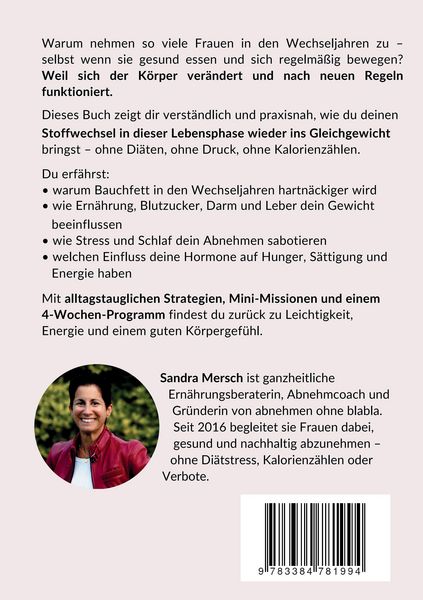 Produktbild: Nachhaltig abnehmen in den Wechseljahren