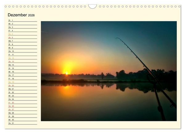 Produktbild: Angeln - meine Leidenschaft (Wandkalender 2026 DIN A3 quer), CALVENDO Monatskalender