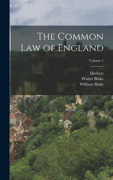 Produktbild: The Common Law of England; Volume 1