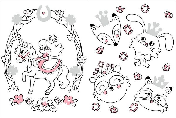 Produktbild: Mein Malbuch mit Glitzerstickern - Prinzessinnen