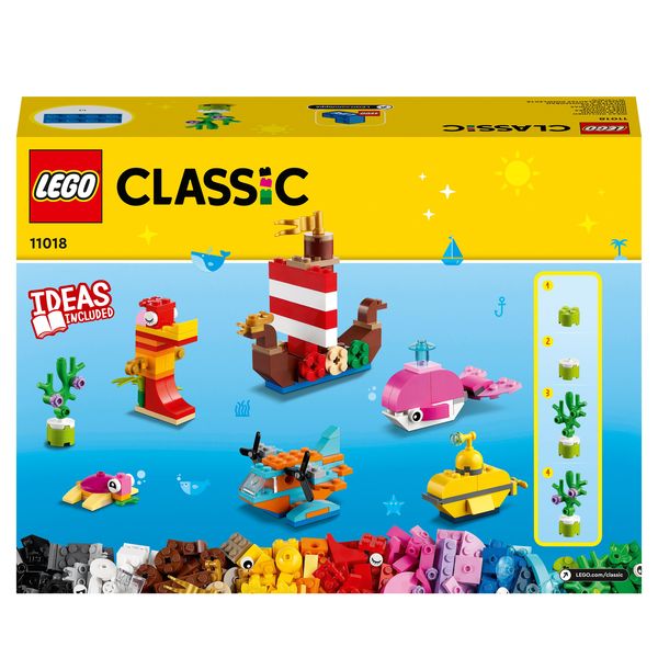 LEGO Classic 11018 - Bausteinen kaufen Kreativer mit Kinder\' Spielwaren Meeresspaß, Box für