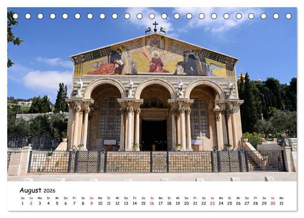 Produktbild: Traumziel Israel (Tischkalender 2026 DIN A5 quer), CALVENDO Monatskalender