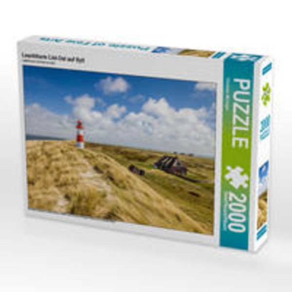CALVENDO Puzzle Leuchtturm List-Ost auf Sylt | 2000 Teile Lege-Größe 90 × 67 cm Foto-Puzzle für glückliche Stunden