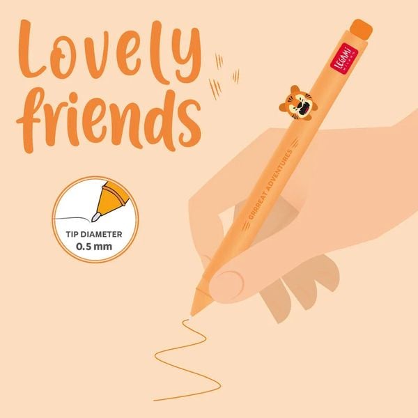 Produktbild: Legami Gelstift - Lovely Friends - Tiger