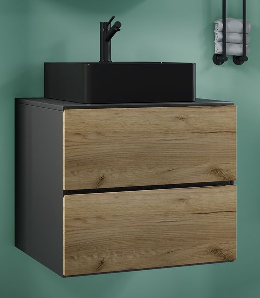 Produktbild: 2-tlg. Waschplatz Waschtisch Lendas S Schublade BL