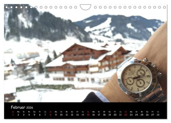 Produktbild: Watch Wristshots Worldwide (Wandkalender 2026 DIN A4 quer), CALVENDO Monatskalender