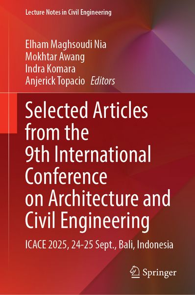 Produktbild: Selected Articles from the 9th International Conference on Architecture and Civil Engineering