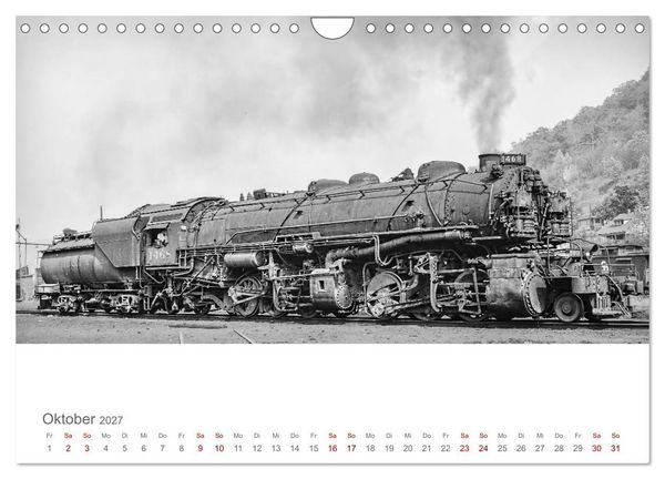 Produktbild: US-Dampflokomotiven (Wandkalender 2027 DIN A4 quer), CALVENDO Monatskalender