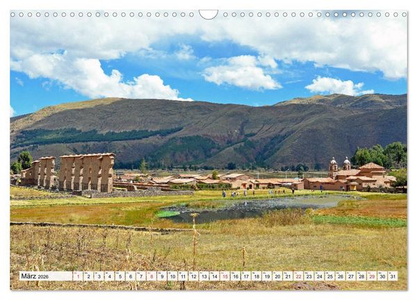 Produktbild: Inkabauten in PERU, Bauwerke eines gro&szlig;en Reiches (Wandkalender 2026 DIN A3 quer), CALVENDO Monatskalender