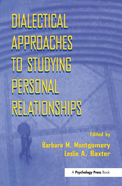 Produktbild: Dialectical Approaches to Studying Personal Relationships