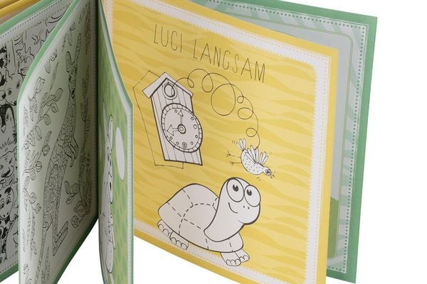 Produktbild: Malbuch Kinder: Die Zauberwald Safari
