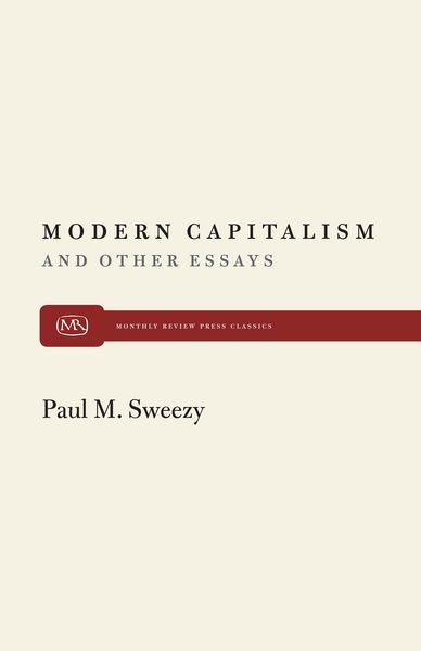 Produktbild: Modern Capitalism and Other Essays