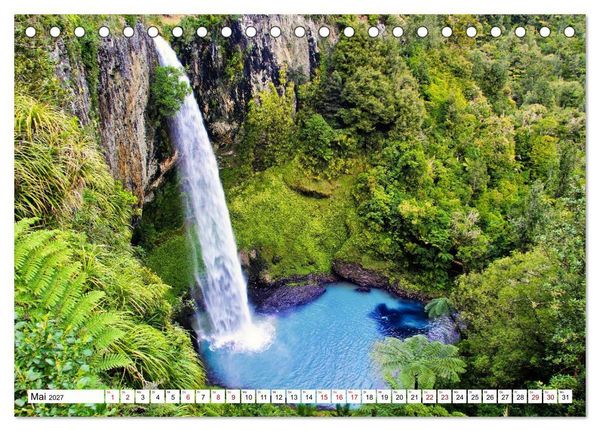 Produktbild: Neuseeland - Die sch&ouml;nsten Orte am anderen Ende der Welt (Tischkalender 2027 DIN A5 quer), CALVENDO Monatskalender