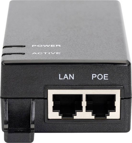 Produktbild: Digitus DN-95102-1 PoE Injektor 10 / 100 / 1000 MBit/s IEEE802.3af (15.4 W)