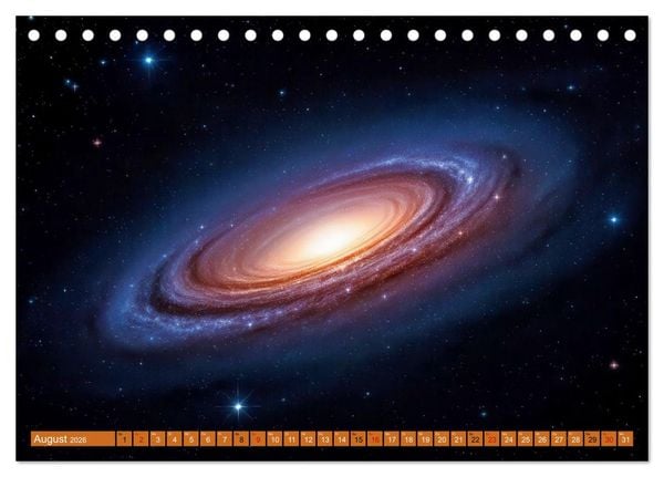 Produktbild: Gammablitze im Universum (Tischkalender 2026 DIN A5 quer), CALVENDO Monatskalender