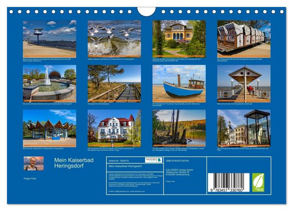 Produktbild: Mein Kaiserbad Heringsdorf (Wandkalender 2026 DIN A4 quer), CALVENDO Monatskalender