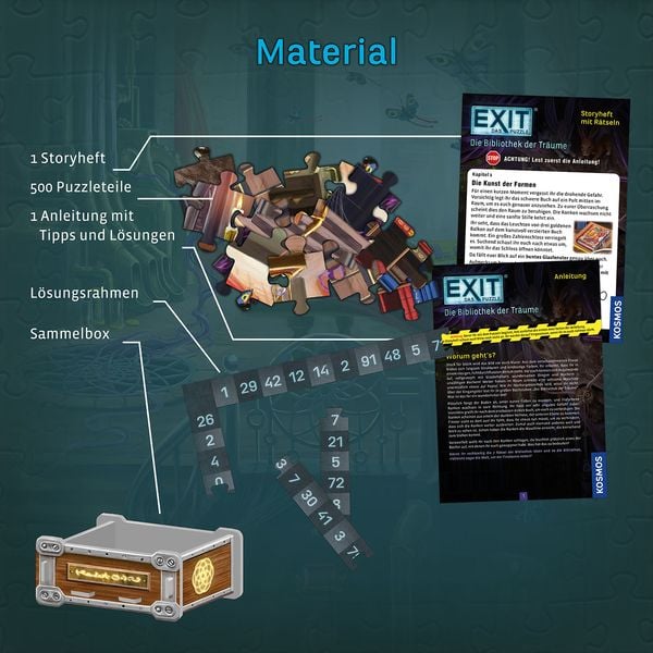 Produktbild: EXIT&reg; Puzzle Die Bibliothek der Tr&auml;ume