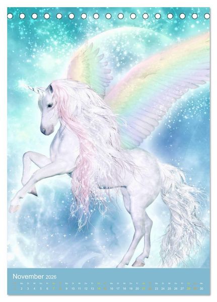 Produktbild: Fantasy Lichtwesen (Tischkalender 2026 DIN A5 hoch), CALVENDO Monatskalender