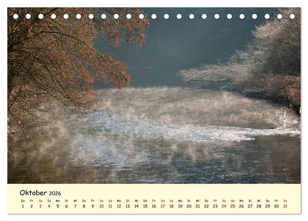 Produktbild: M&uuml;ngstener Br&uuml;cke - Landschaft rund um Solingen (Tischkalender 2026 DIN A5 quer), CALVENDO Monatskalender