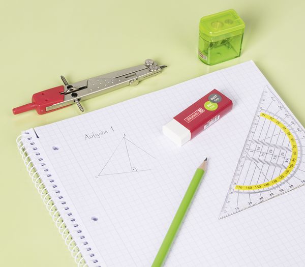 Produktbild: Brunnen Radiergummi wei&szlig; 6x2cm