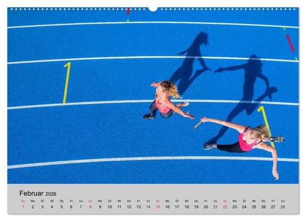 Produktbild: Momente des Sport (Wandkalender 2026 DIN A2 quer), CALVENDO Monatskalender