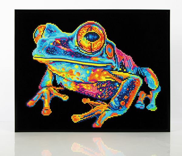 Produktbild: DIAMOND DOTZ - Diamond Painting Neon Baumfrosch