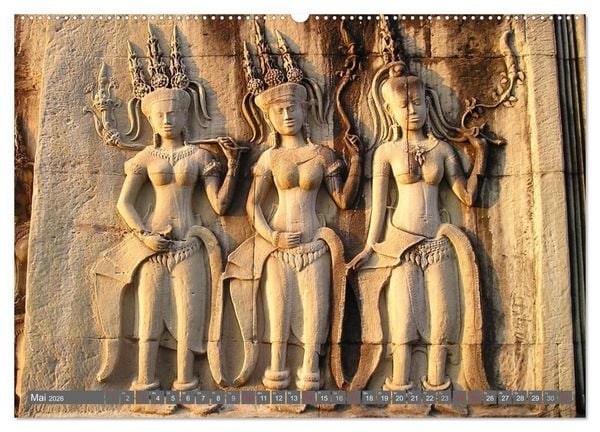 Produktbild: Kambodscha &bull; Angkor Wat (hochwertiger Premium Wandkalender 2026 DIN A2 quer), Kunstdruck in Hochglanz
